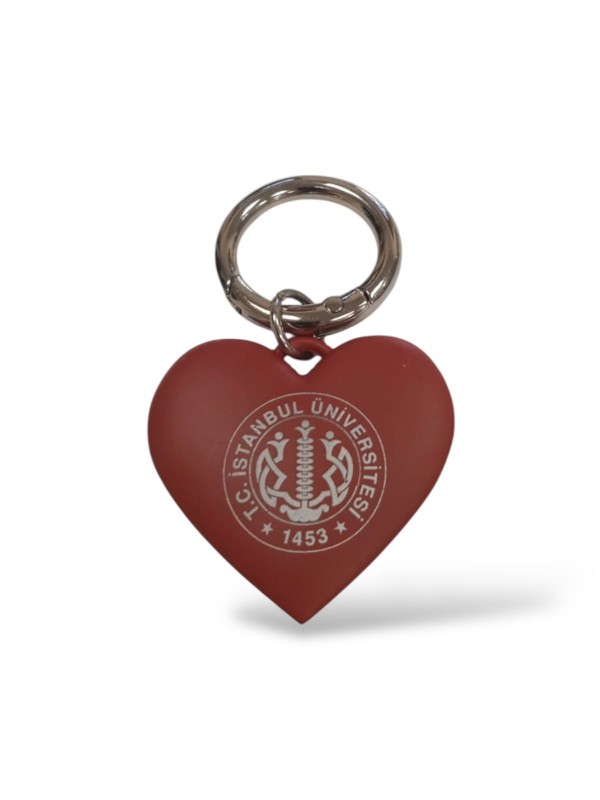 İÜ - KALPLİ ANAHTARLIK