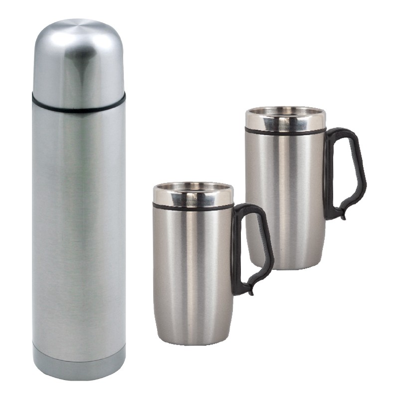 KP02119-0131 Hediyelik Set - Termos / 750 Ml - Çelik Kupa / 240 Ml