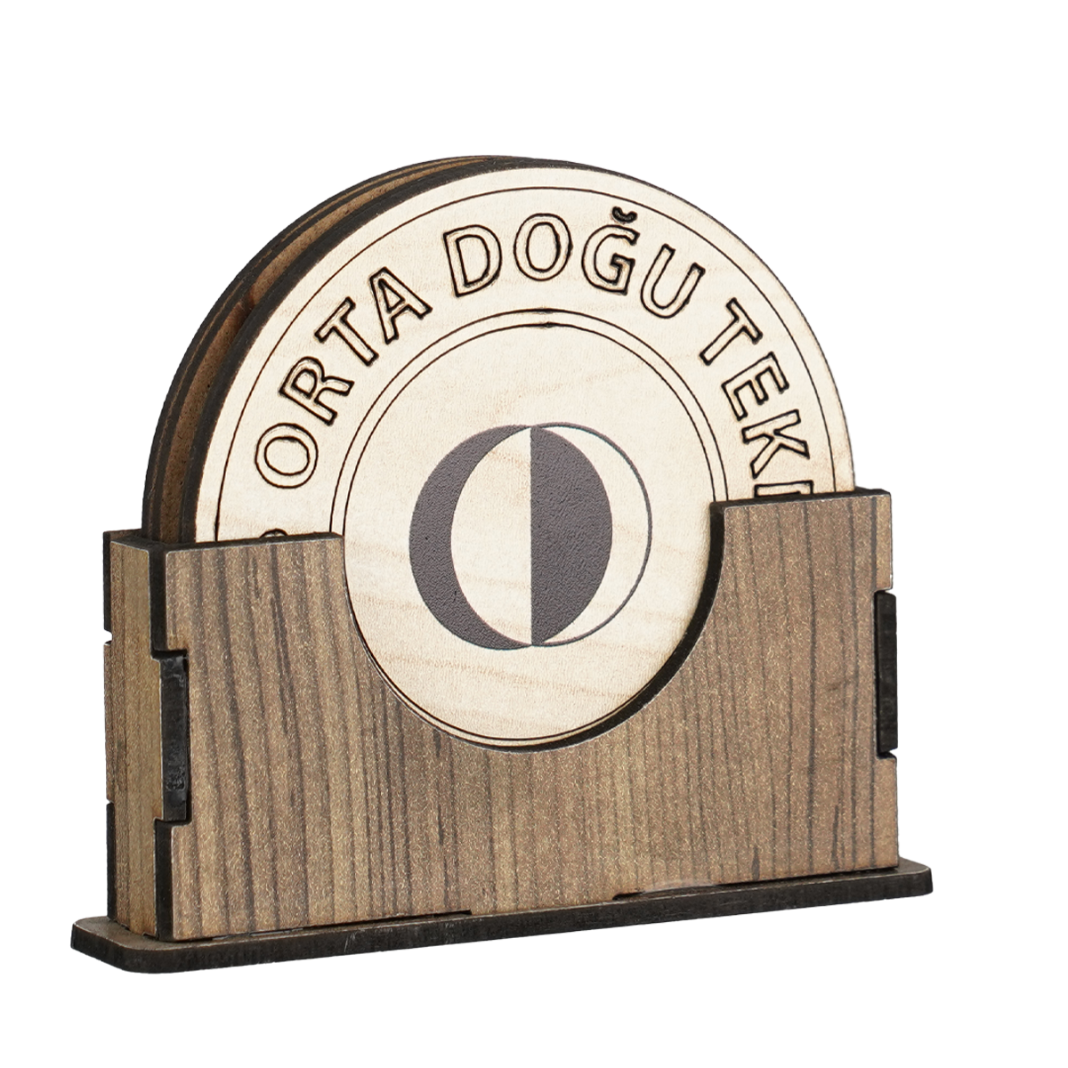 Ahşap Bardak Altlığı Set