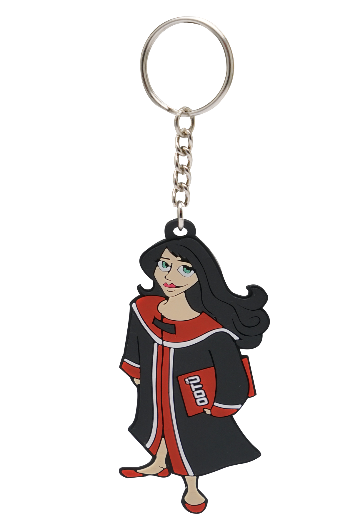 Kauçuk Mezun Anahtarlık (Kadın)